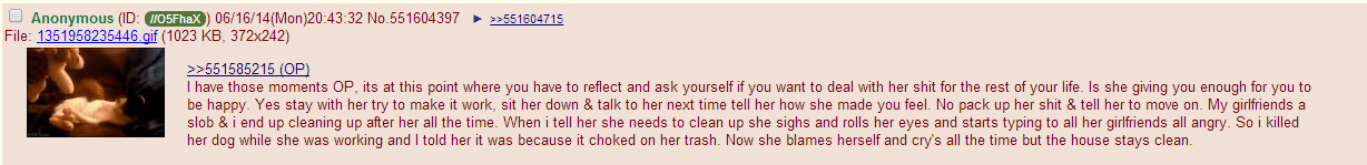 4chan teaching us how to deal with ***es