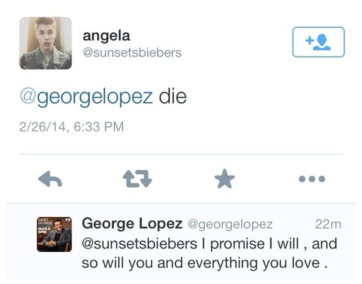 Smartass level: George Lopez.