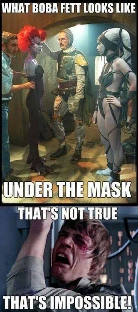 Boba Fett under the mask.
