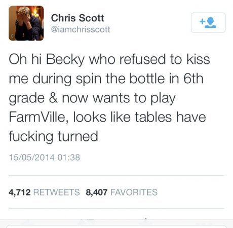 *** you, Becky.