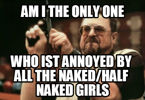 i want more naked/half naked guys here damnit