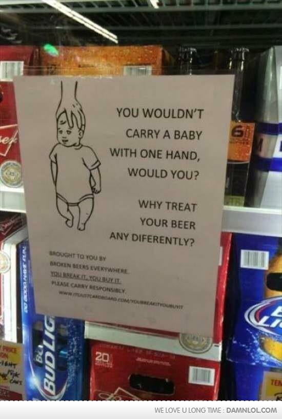 How else do you carry a baby?