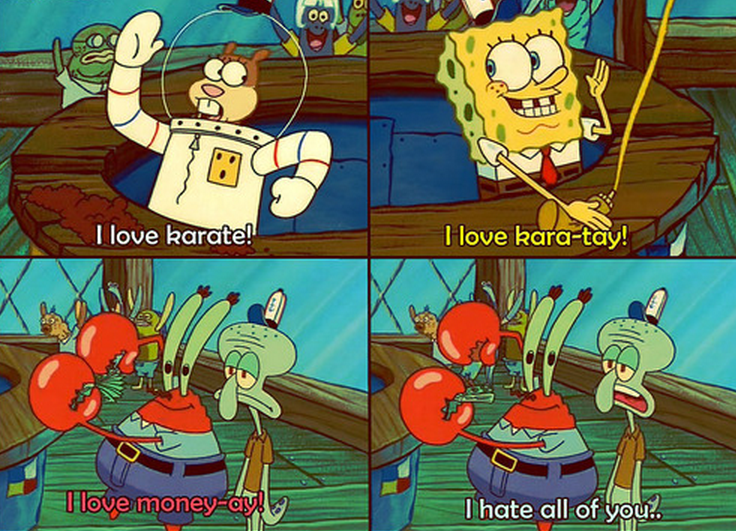 Never thought I'd grow up to be like squidward