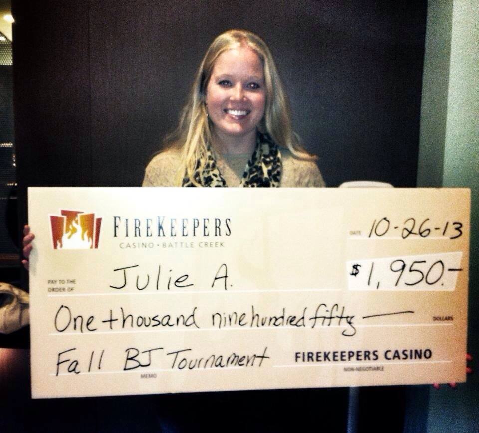 Way to go, Julie.