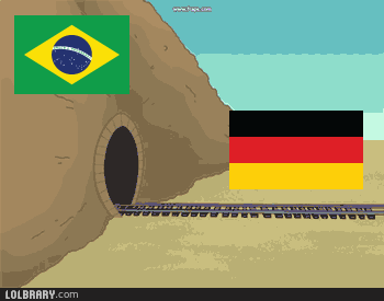 The Germany Vs Brazil game summed up in a GIF