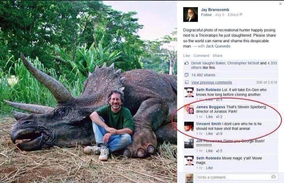 Stephen Spielberg is an ass hole! Details in picture.