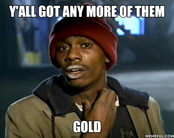 As a user with dust on his trophy case.