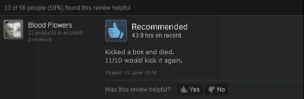 Useful Steam reviews