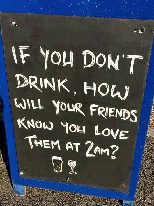 If you don't drink...
