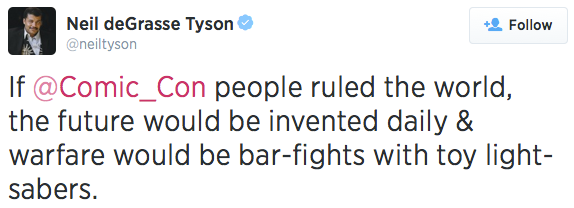 Neil deGrasse Tyson knows how to solve all of the world's problems