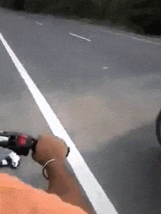 He is sikh at driving motorcycle !