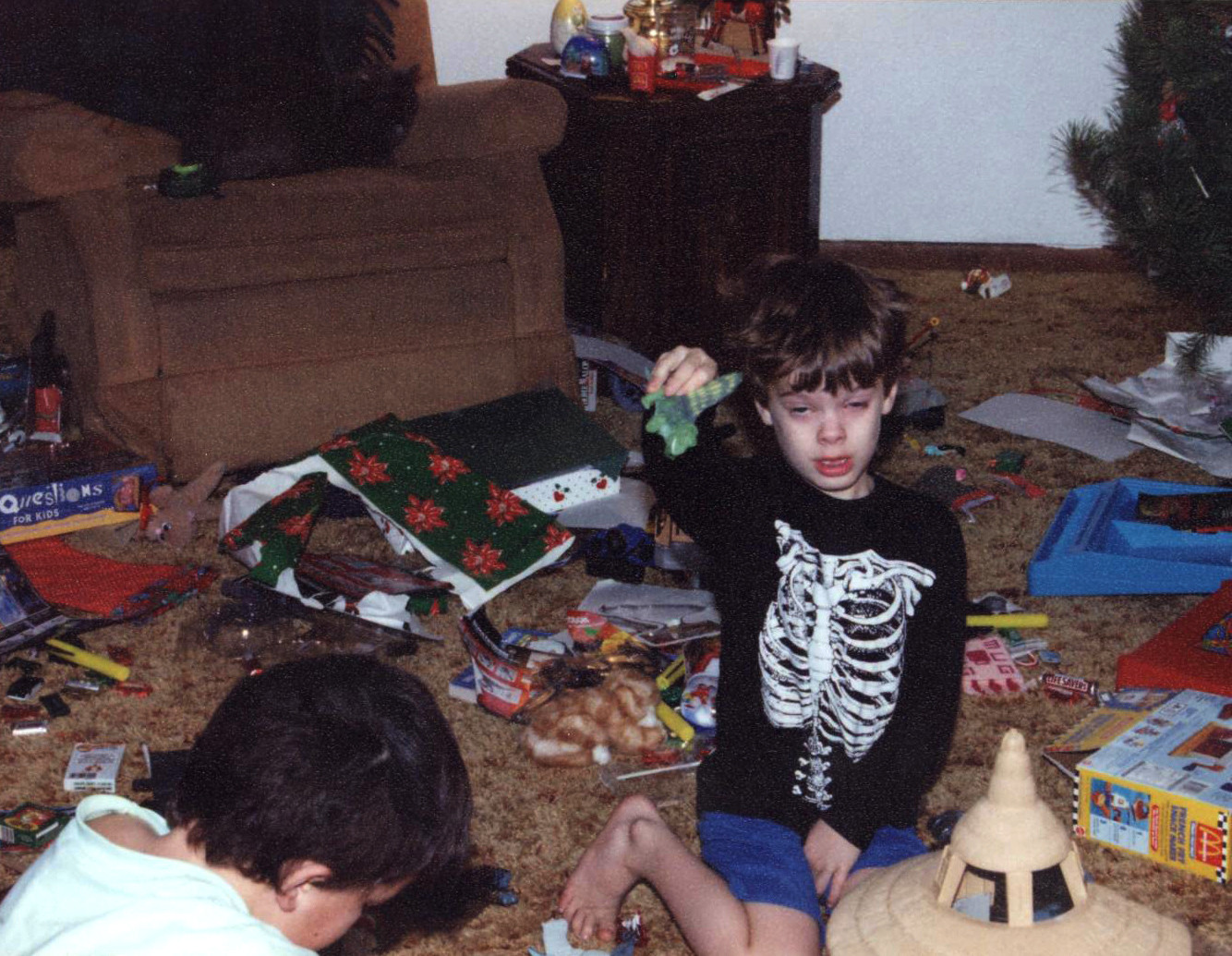I use to wake up VERY early on Christmas morning.