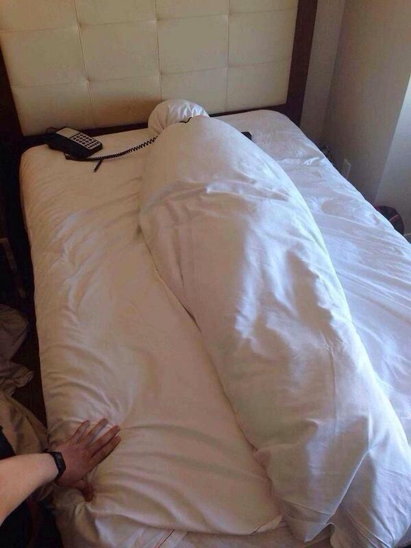 Always leave your hotel room like this.