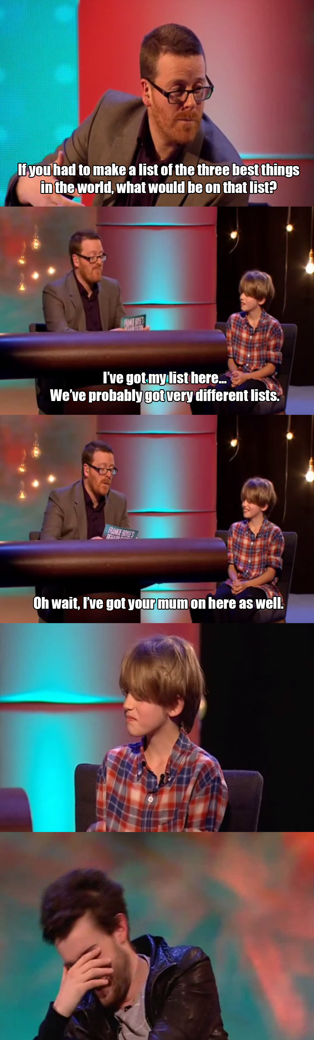 Some people should not be allowed to talk to children at all, let alone on national TV.