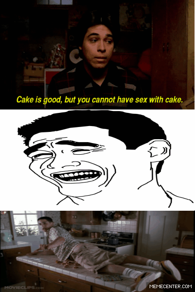 So... Sex with a cake