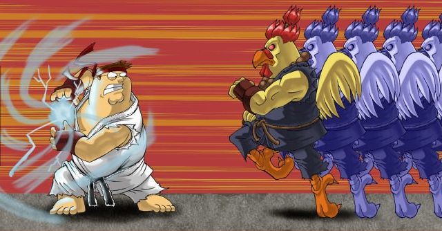 lard-dou-ken vs. shun kfc satsu