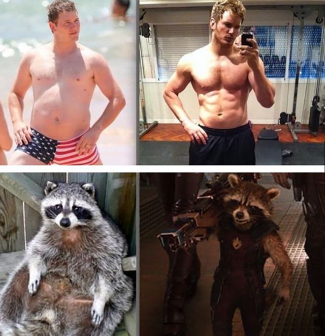 These guys had to work hard for their part in Guardians of the Galaxy