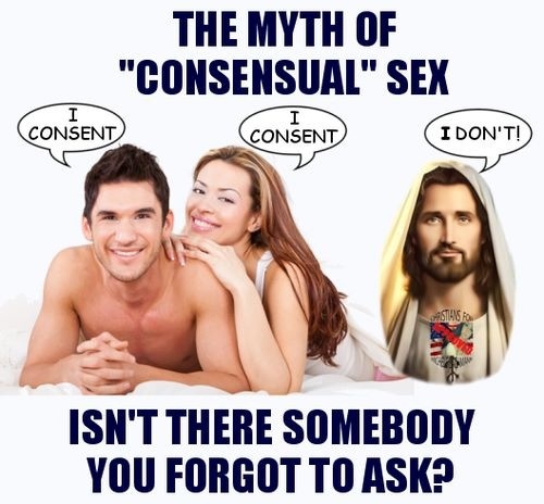 ask jesus for a threesome