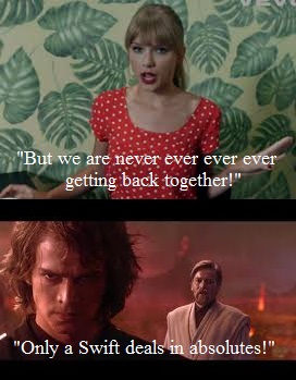 Only a Swift deals in absolutes!