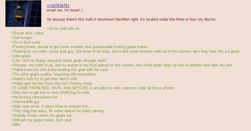 When anon went to the mall