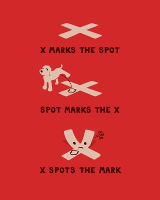 marks spot the x