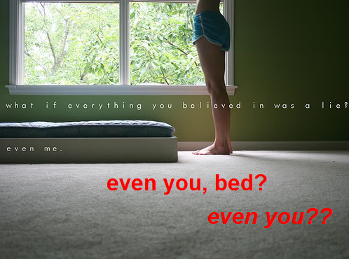 Darn it bed