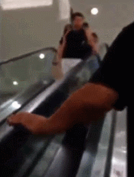The escalator of love.