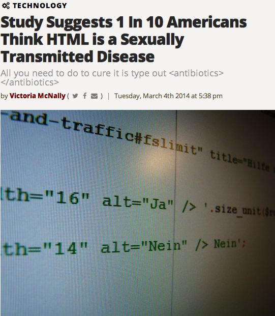 I also took HTML in college