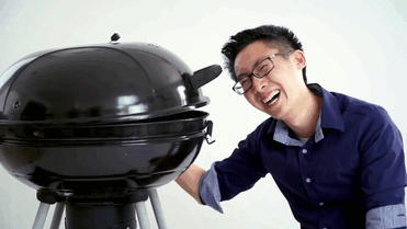 talking to some grill