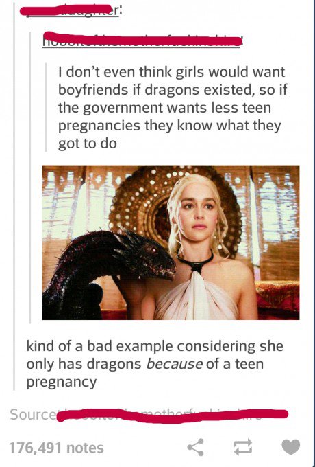 Dragons Vs Teen Pregnancy