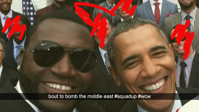 Obama steps up his snapchat game