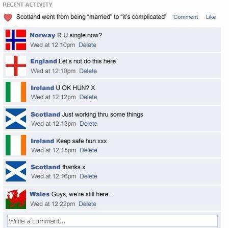 Scotland just updated it's relationship status