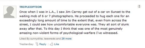 Jim Carrey is the man.