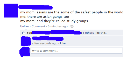 I heard asian gangs are really the big deal