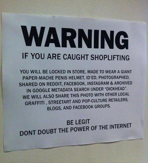 Anti-theft warning done right