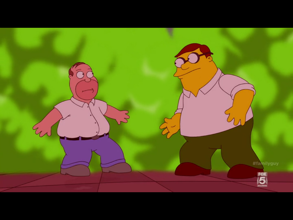 Homer Simpson and Peter Griffin switch animators