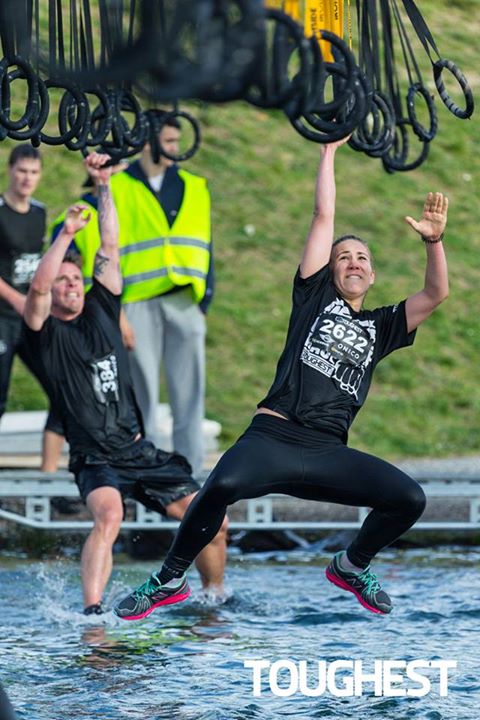 Was doing some volunteering at Toughest Copenhagen" didn't realize how much my sweats were revealing