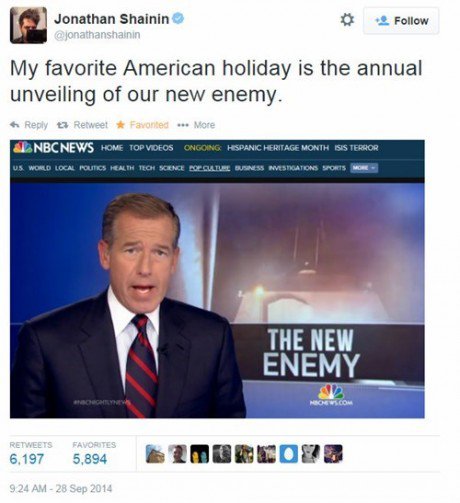 Americans like new enemies