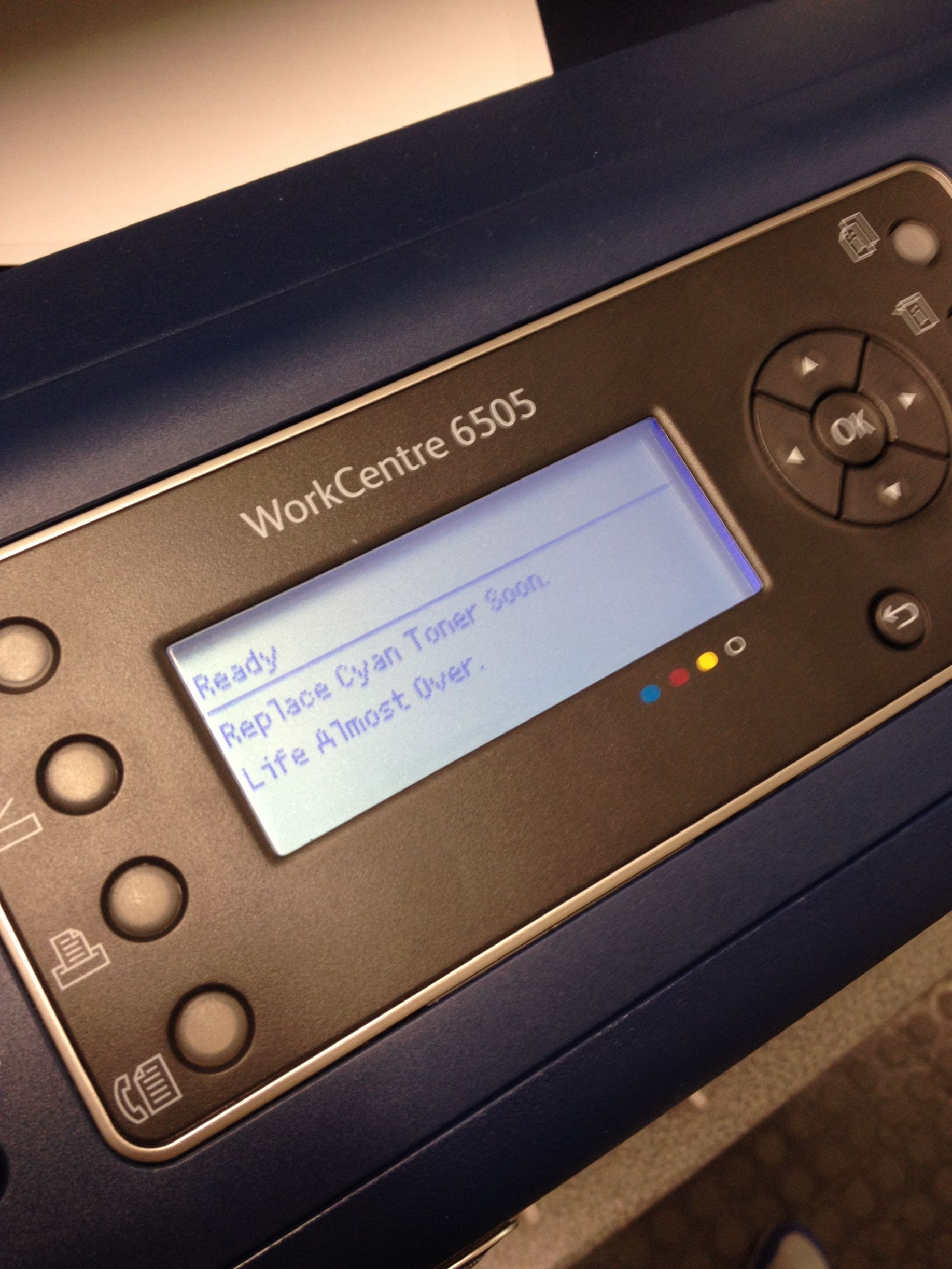 The printer at work is such a drama queen