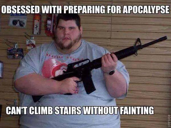 After watching an episode of "Doomsday Preppers"