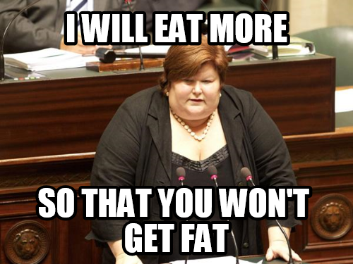 What a nice lady, the new belgian minister of health