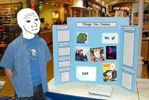 I feel for this man...
