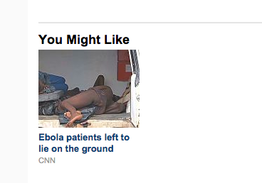 CNN must think I'm a really twisted person.