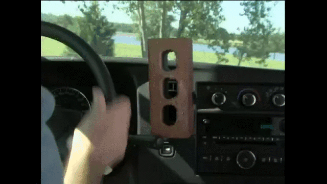 Handy for those brick throwing drive-bys!