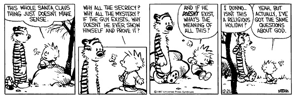 Yeah, Calvin and Hobbes does get it