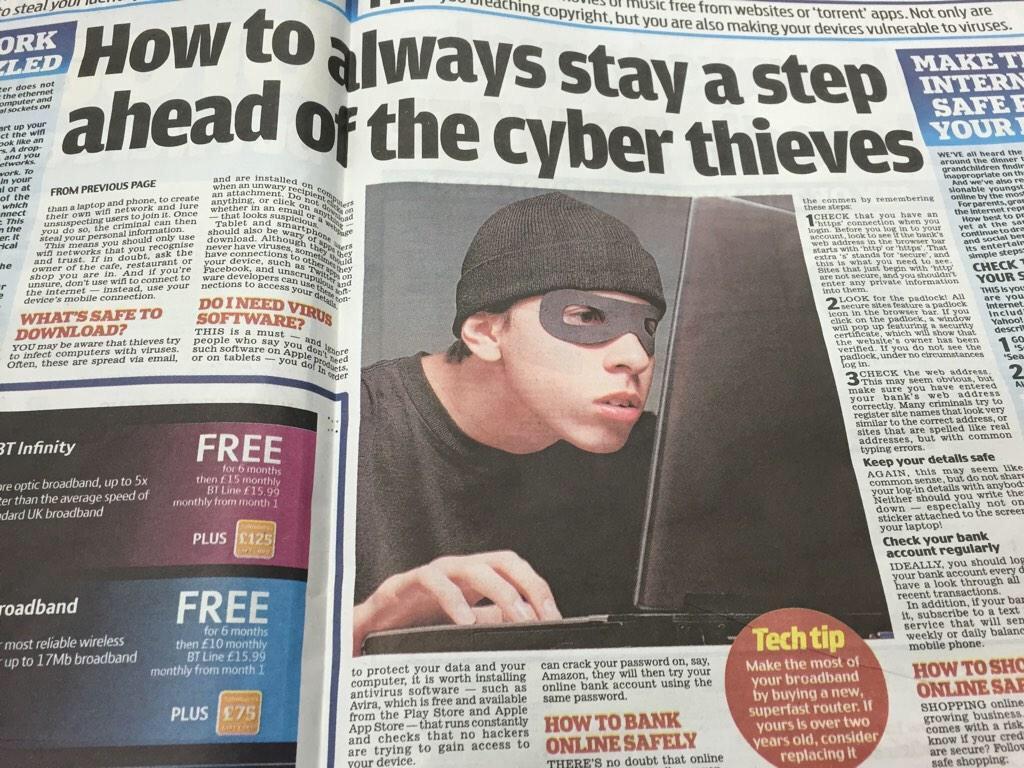 PSA: This is what a cyber-thief looks like.
