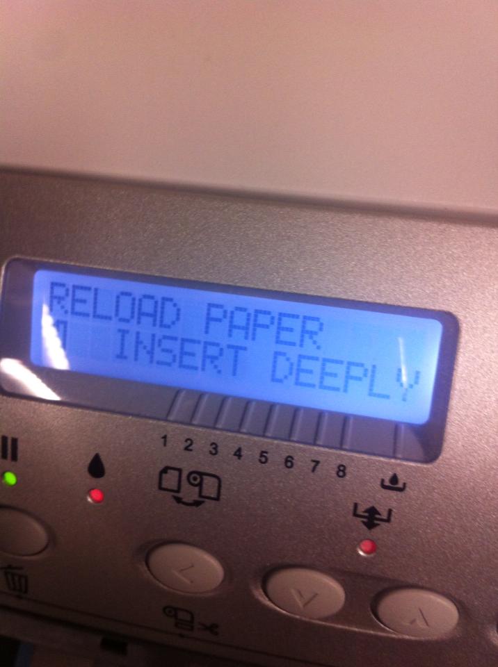 Wow. Okay printer. Okay.
