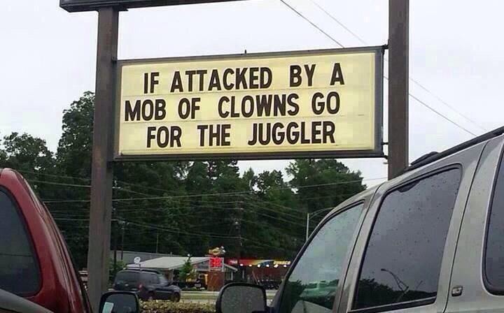 Killer Clown Advice