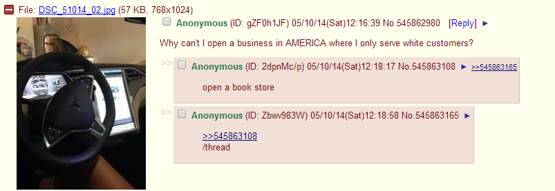 Anon wants to run a business