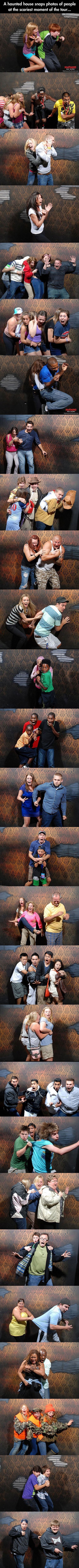 Candid haunted house photos